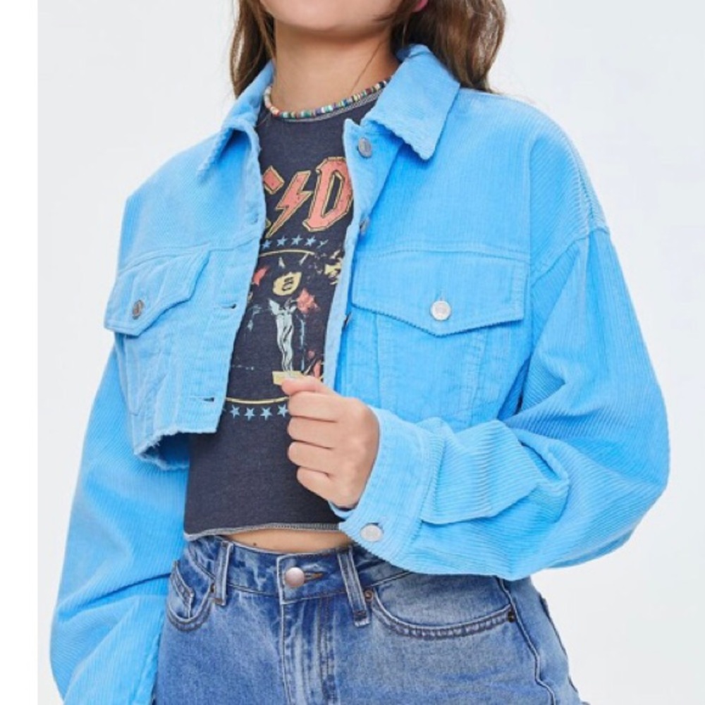 Forever 21 Crop corduroy jacket